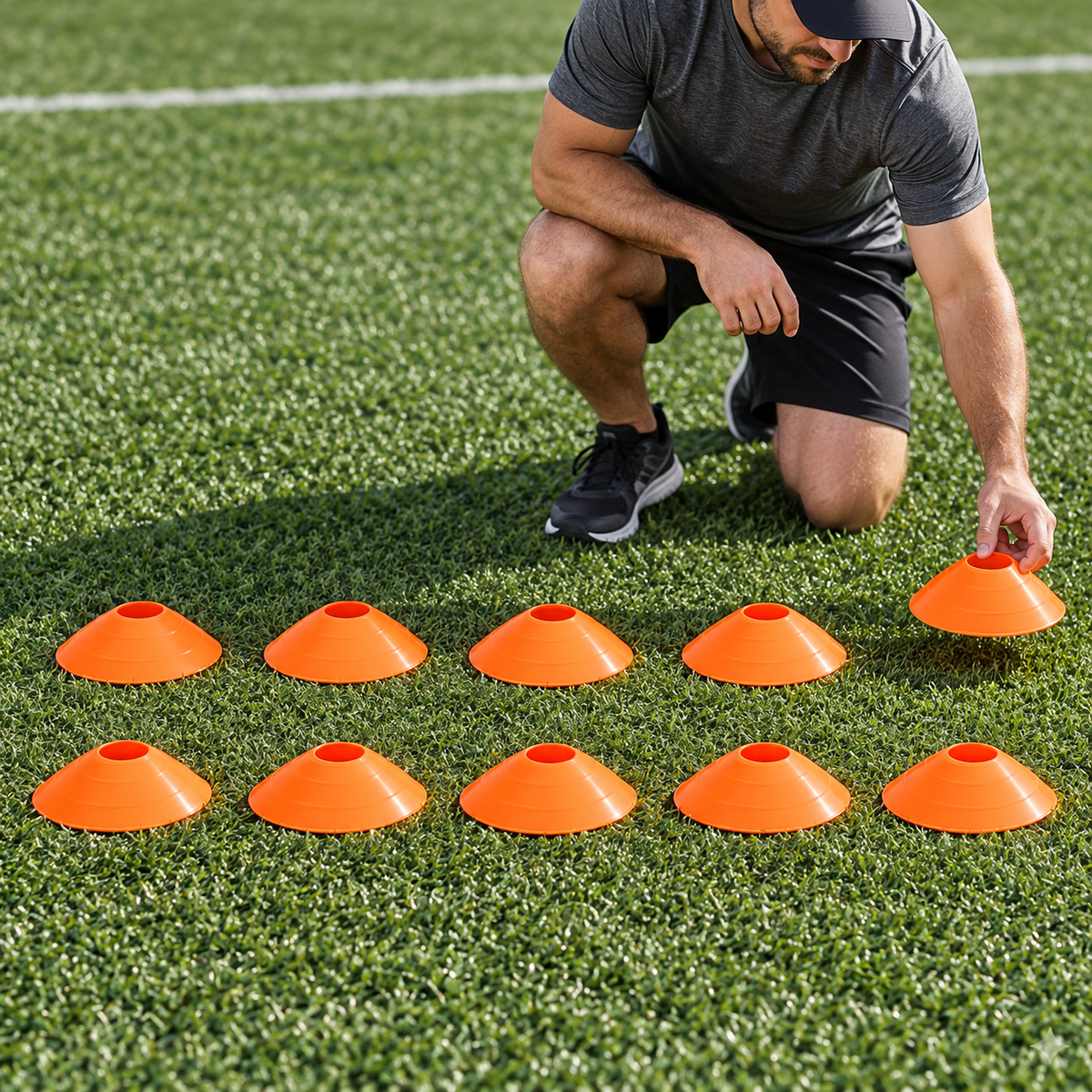agility cones 5 turf