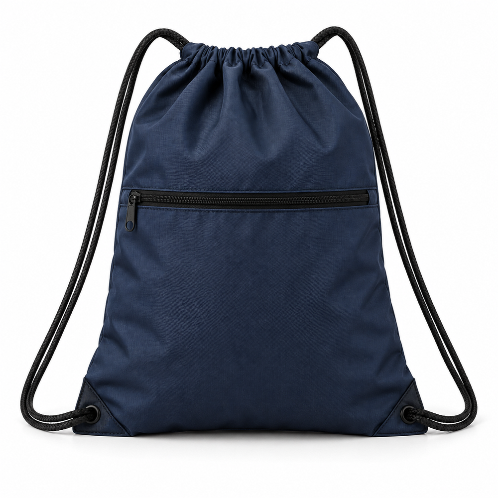 drawstring gym bag 1 white