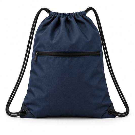 drawstring gym bag 1 white